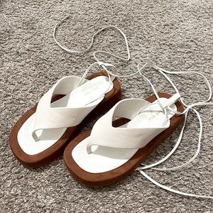 Gorgeous Leather Sandals size 6, (36)